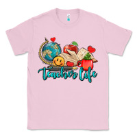 Bubblegum Pink teacher life Classic Tee - AdoDesignShop