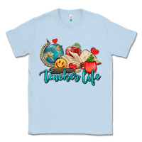 Dusty Blue teacher life Classic Tee - AdoDesignShop