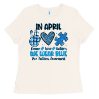 Bone in april we wear blue Ladies Tee - JahusDesignShop