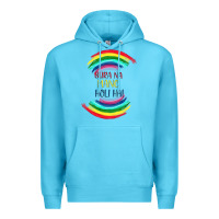 Ocean Blue BURA NA MANO HOLI HAI Premium Hoodie - Bettercallsaul
