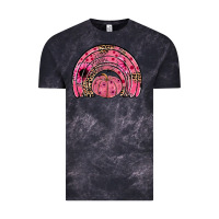 Cloud Black pumpkin ribbon rainbow Vintage Tee - JahusDesignShop