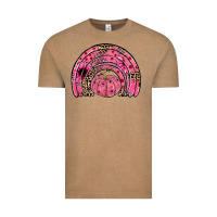 Vintage Coffee pumpkin ribbon rainbow Vintage Tee - JahusDesignShop