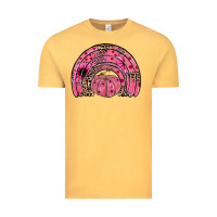 Vintage Mustard pumpkin ribbon rainbow Vintage Tee - JahusDesignShop