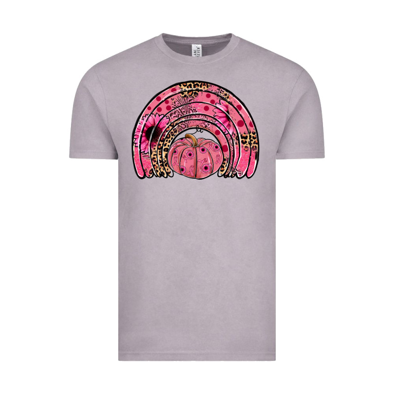 Pumpkin Ribbon Rainbow Vintage Tee by JahusDesignShop | Teevron