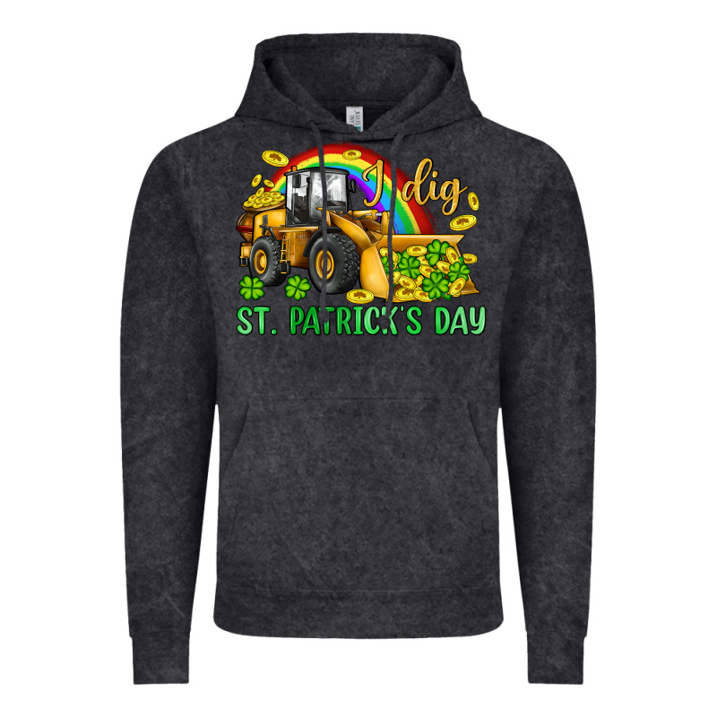 I Dig St Patrick S Day Bulldozer Vintage Hoodie by JahusDesignShop | Teevron
