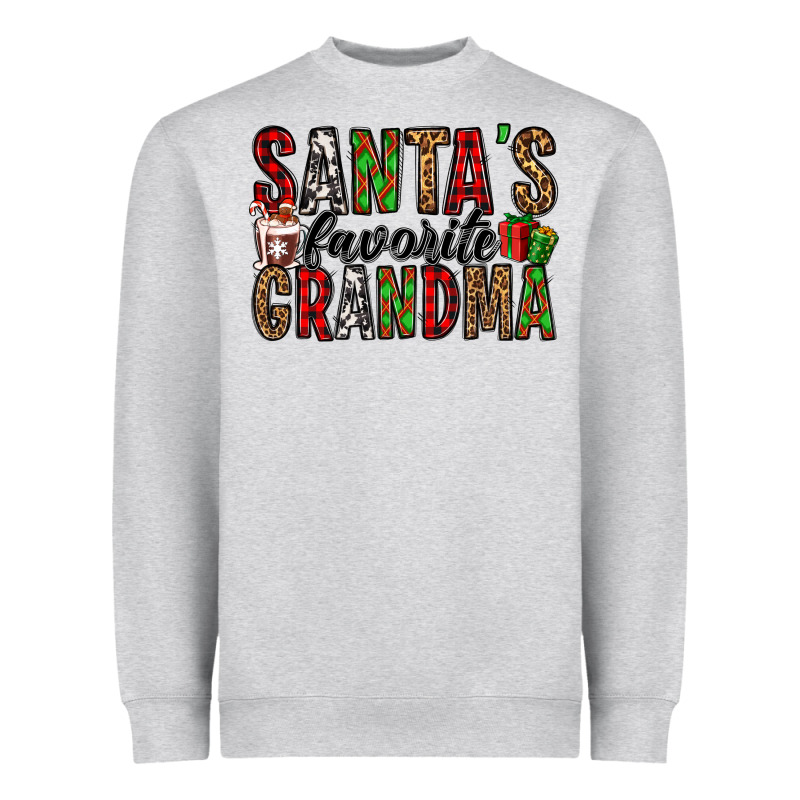 Santa's Favorite Grandma Heavyweight Sweatshirt by Jasminsmagicworld | Teevron