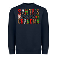 Navy santa's favorite grandma Heavyweight Sweatshirt - Jasminsmagicworld