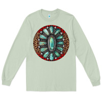 Matcha turquoise gemstone christmas ornament Long Sleeve Tee - Jasminsmagicworld