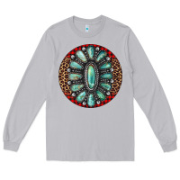 Moon Dust turquoise gemstone christmas ornament Long Sleeve Tee - Jasminsmagicworld