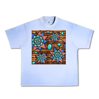 Grape Ice 4th of july turquoise gemstone seamless pattern Urban Heavy Tee - BundleAndBundleShop