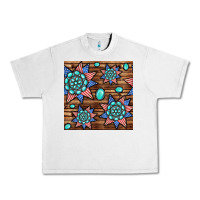 Lunar Rock 4th of july turquoise gemstone seamless pattern Urban Heavy Tee - BundleAndBundleShop