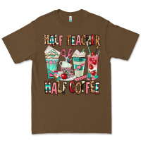 Cacao half teacher half coffee Premium Tee - texasbilliewilder