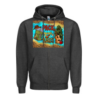 Charcoal Heather pack your bags Zipper Hoodie - NancyCooperArtShop
