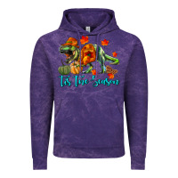 Cloud Purple T- Rex Tis The Season Vintage Hoodie - RanaPortraitStore