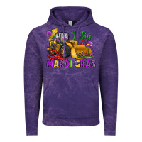 Cloud Purple i dig mardi gras bulldozer Vintage Hoodie - JahusDesignShop