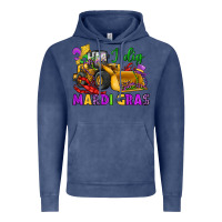 Vintage Denim i dig mardi gras bulldozer Vintage Hoodie - JahusDesignShop