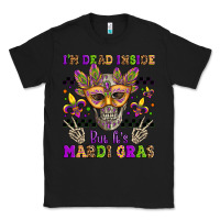 Black i'm dead inside but it's mardi gras Classic Tee - Jasminsmagicworld