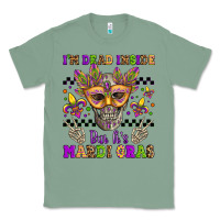 Sage i'm dead inside but it's mardi gras Classic Tee - Jasminsmagicworld