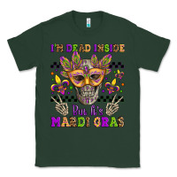 Sports Green i'm dead inside but it's mardi gras Classic Tee - Jasminsmagicworld