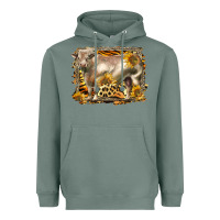 Sage western charolais bull Heavyweight Hoodie - LillyAllenDesigns