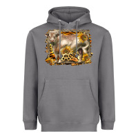 Storm western charolais bull Heavyweight Hoodie - LillyAllenDesigns