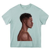 Arona afro black man Heavy Core Tee - texasbilliewilder
