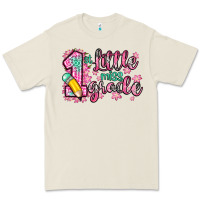 Little Miss 1st Grade Premium Tee | Teevron