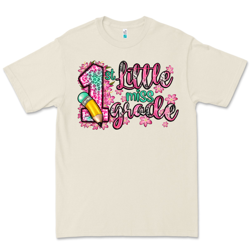 Little Miss 1st Grade Premium Tee by Zillion Design Studio | Teevron