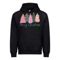 Black merry christmas trees Urban Hoodie - CowGirlArtShop