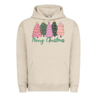Pigment French Oak merry christmas trees Urban Hoodie - CowGirlArtShop