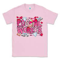 Bubblegum Pink Postal Worker Classic Tee - CowhideDigitalArt