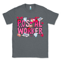 Charcoal Heather Postal Worker Classic Tee - CowhideDigitalArt