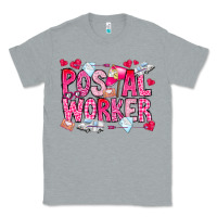 Heather Grey Postal Worker Classic Tee - CowhideDigitalArt