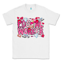 White Postal Worker Classic Tee - CowhideDigitalArt