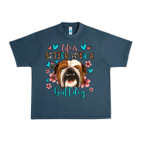 Midnight Navy life is better with a bulldog Urban Heavy Tee - Jasminsmagicworld