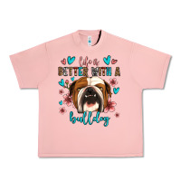 Salmon life is better with a bulldog Urban Heavy Tee - Jasminsmagicworld