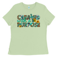 Matcha created with a purpose Ladies Tee - texasbilliewilder