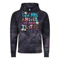 Cloud Black i am  99 angel but ohh that Vintage Hoodie - AdoDesignShop