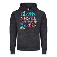 Vintage Black i am  99 angel but ohh that Vintage Hoodie - AdoDesignShop