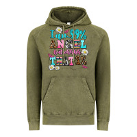 Vintage Olive i am  99 angel but ohh that Vintage Hoodie - AdoDesignShop