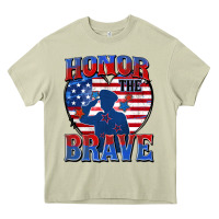 Mossy honor the brave Heavy Core Tee - Zillion Design Studio