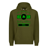 Army Green Drinking Athletics Premium Hoodie - Bettercallsaul