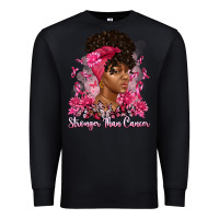 Black stronger than cancer Premium Sweatshirt - Artiststas