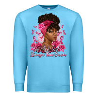 Ocean Blue stronger than cancer Premium Sweatshirt - Artiststas
