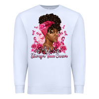 White stronger than cancer Premium Sweatshirt - Artiststas