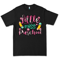Black little miss preschool Premium Tee - Zillion Design Studio