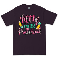 Plum little miss preschool Premium Tee - Zillion Design Studio