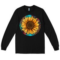 Black sunflower christmas ornament Long Sleeve Tee - Jasminsmagicworld