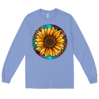 Colony Blue sunflower christmas ornament Long Sleeve Tee - Jasminsmagicworld