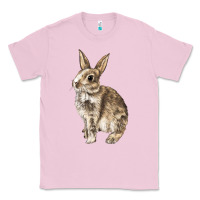 Bubblegum Pink Rabbit Classic Tee - LillyAllenDesigns